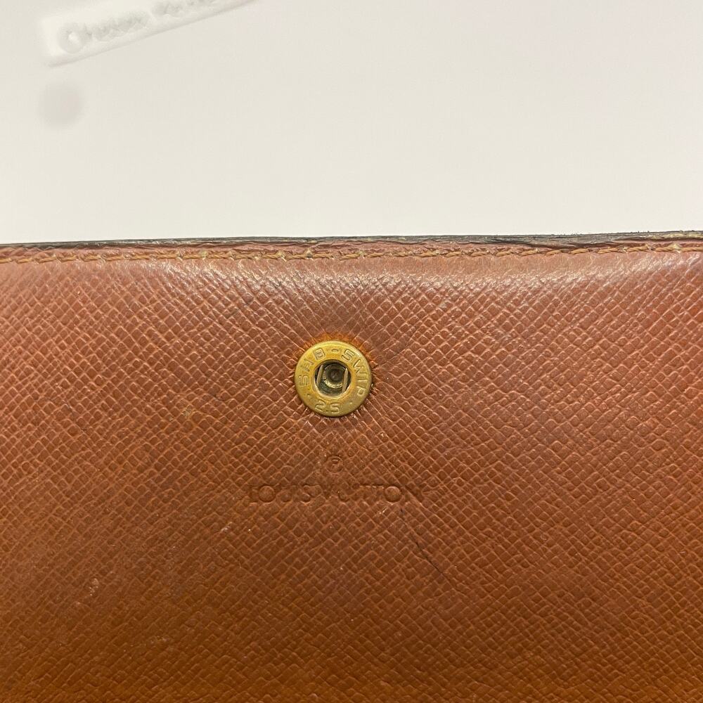 Louis Vuitton Long Sarah Large Monogram Canvas Wallet Vintage - Picture 10 of 16